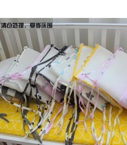 Special deal summer crib bed anti-collision childrens bed fight bed anti-collision bed bedding breathable mesh pure cotton