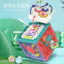  Six-sided drum baby toy educational category hand beat early education boy enlightenment six-year-old baby children beat drum multifunctional