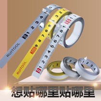 Adhesive scale 0 6-10 meters self-adhesive ruler with glue horizontal ruler anti-rust and wear-resistant paste mechanical table saw ruler
