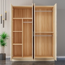 Rental House wooden wardrobe simple home bedroom house small apartment modern simple solid wood locker storage wardrobe