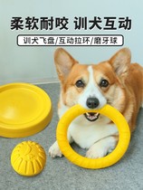 Pet dog dog toy Frisbee UFO relief artifact supplies bite-resistant molars Keji border animal husbandry toy ball bouncy ball