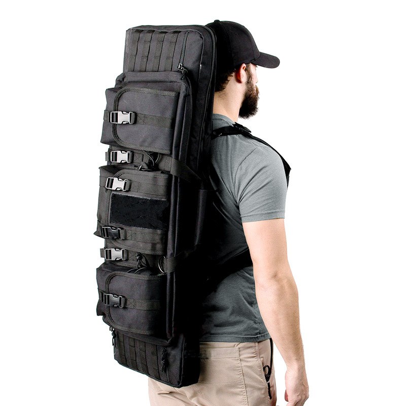 Outdoor long backpack real cs transmitter kit chicken equipment bag M4 storage bag tactical handbag