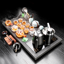Glass tea set home office living room room meeting full automatic integrated Wujin Stone tea tray Kettle tea table
