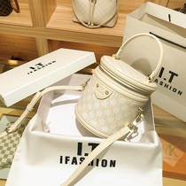 Hong Kong Foreign Trade Withdrawal Cabinet Original Tail Single Cut Mark Export Blogger All Love Prints Type Tribute Classic Bucket Bag
