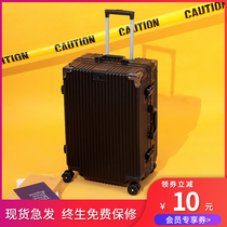 Aluminum frame luggage for men and women 20 boarding password travel box strong and durable new large capacity 24 inch trolley case