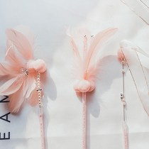 Cat Cat Toy Ball Bells Cat Feathers Feathers Fairy Cat Sticks Kitten Kittens Kittens Kitten artifact Cat Pet Supplies
