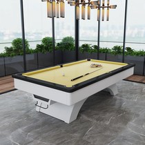 Billiard Table Standard Home Indoor Flower Style Nine-Ball Table Commercial American Black Octac Table Tennis Table Two-in-one