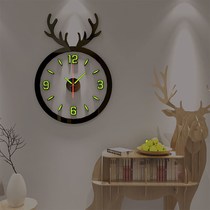 Night Light Free Stiletto Diy Clock Hang Clock Creativity Modern Minima Living Room Clock Home Fashion Trim Nordic Table