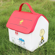 History Nubi Makeup Bag Portable Waterproof Large Capacity Hand Cartoon Cute Cartoon Cute Cartoon Cosmetics Containing Bag Wash Bag