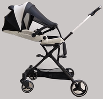 New Plo Can Walk Eva God Can Be Able To Be Able To Lie Super Light One Key Folding Two-way Baby Trolley
