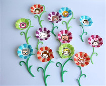 Kindergarten wall decoration color paper plate Flower classroom decoration creative beauty diy handmade material package