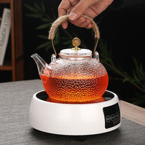 High temperature resistant glass lift beam boiling teapot kettle brewing tea health pot white tea special tea boiling machine electric pottery stove set