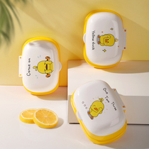 Laundry soap box with lid cartoon cute home bathroom drain convenient student dormitory soap box double layer