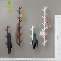 Coat rack Wall-mounted wall hanger Hanging bag rack Bedroom hanging board Entrance hall wall hanging wall shelf