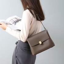 French counter MK ZAREA new leather crossbody womens bag senior sense niche bag womens shoulder cowhide