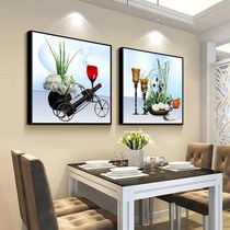 Restaurant decoration painting modern simple meter box decoration box Dining room wall hanging painting meter box decoration painting free punching