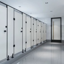School squatting partition public toilet toilet baffle toilet partition door bathroom bath PVC waterproof resistance