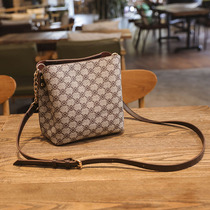 Tide brand small bag women simple 2021 New Korean fashion all soft leather women bucket bag shoulder shoulder bag