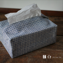 Handloom Earth Cloth Old Coarse Cloth Cotton Hemp Cloth Art Paper Towel Bag Tucked Paper Bag Cover Minima Day Style and Art and Art Tea Road