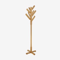 MUMO wood ink A tree hanger creative black walnut beech solid wood floor-to-ceiling coat rack moving branches