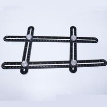 Doll machine bouncing table file ruler Multi-angle folding ruler Adjustable at any angle