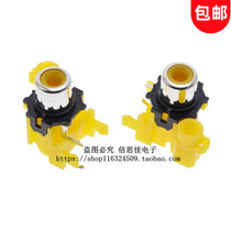 Avsame pin socket 2 pin RCA holder single hole PCB soldering audio video socket lotus seat AV1-8 4-9 yellow