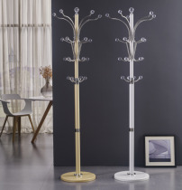 European coat rack Floor-to-ceiling hanger Bedroom single pole hanger Living room rotating bag rack Crystal indoor clothes rack