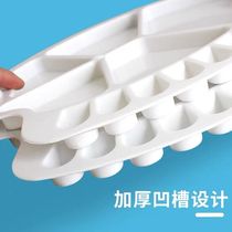 Plastic palette watercolor gouache acrylic paint for childrens oval palette art supplies painting paint paint tray