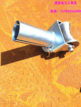 Steel wheel nozzle pulley cable orifice protection pulley pit wellhead protection pulley Nozzle protection pulley