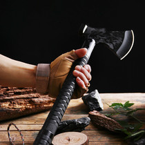 Axe Tomahawk Outdoor supplies Self-defense field axe Camping axe Mountain axe Field axe Knife weapon hand axe