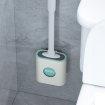 Toilet brush Silicone wash table shelf household bathroom supplies complete toilet toilet storage cabinet artifact