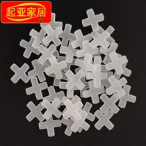 8mm8cm tile cross plastic seam card rubber particle exterior wall card positioner fixed pasted porcelain tile left seam clip