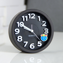Alarm clock mute creative students with fashion personality childrens bedside clock clock luminous digital small clock modern simple