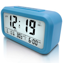 Creative electronic alarm clock students use bedroom mute bedside luminous intelligent personality lazy simple Nordic style