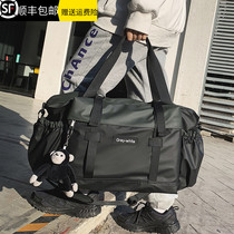  Tide brand short-distance travel bag mens hand luggage bag large-capacity business travel bag Sports fitness bag messenger bag