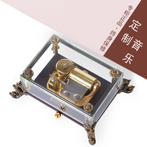 Lehmans Crystal Music Box Music Box Custom tracks Boyfriend husband birthday gift Business corporate gift
