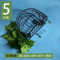 Turtledove cage Pearl-necked Turtledove cage wild pigeon cage traditional bamboo chicken cage cage cage metal full set of cage