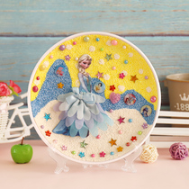 Children's handmade diy material bag colored mud clay snowflake mud painting kindergarten girl creative educational toys