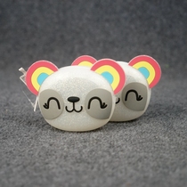 Childrens cute mini rainbow bear purse silicone bag Coin Coin change bag School small prize 1 price