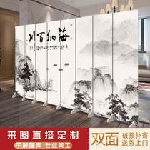 Office screen baffle partition entrance door blocking folding mobile fabric bedroom living room home restaurant private room