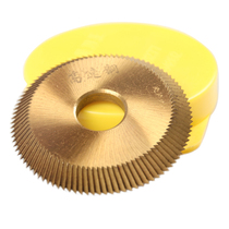  Key machine forging high-performance high-speed steel single-sided 60T blade fine-tooth key machine tooth opening blade accessories