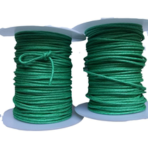 UV-resistant anti-corrosion green dyneema rope 2mm army green polyethylene polymer fiber bow and arrow D ring ropes