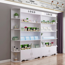 Cosmetics display cabinet Shelf Display rack Display cabinet Nail barbershop Beauty salon products Corner container bookcase