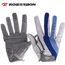 Bicycle gloves riding long finger all-finger mountain bike bicycle autumn and winter windproof and warm men and women equipment accessories