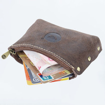 Manufacturer Direct Marketing Head Layer Cow Leather Tide Men Lady Bag Bag Crazy Mapleather Zero Money Bag Genuine Leather Card Bag Women Key Bag