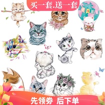 Net celebrity cat tattoo sticker set Waterproof and long-lasting girl heart small fresh ins wind cute wrist ankle