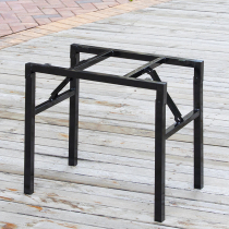 Table rack foldable table leg table leg bracket folding table leg iron table rack baking varnish table foot table foot