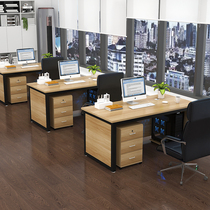 Simple modern desk home economy single computer desk staff table boss desk shop reception table