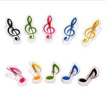 Taiwan treble clef eighth note crystal clip Piano spectrum clip Music spectrum clip Multiple