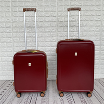 Japan MARRLVE wedding accompanied by red PC pull lever case 26 mute universal wheel 20 den case 24 suitcases